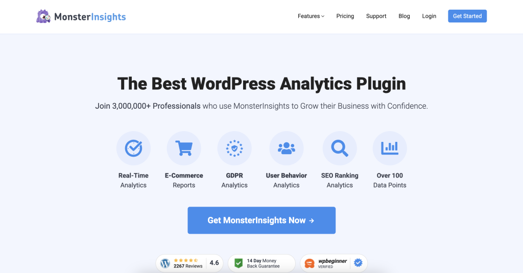 Tracking Growth with MonsterInsights Tracking Growth with MonsterInsights